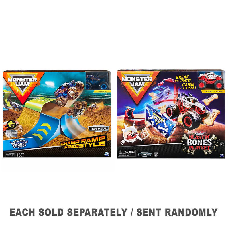 Monster Jam 1:64 Stunt Playset (1 st willekeurige stijl)