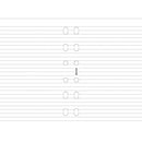 Filofax Ruled Pocket Notepad Paper 40pk (White)