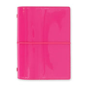 Filofax Domino Pocket Patent Organiser (Hot Pink)