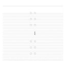 Filofax Personal Ruled Notepad Refill (White)