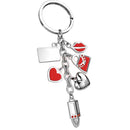 Lifefx Lipstick Heart Bag Keyring