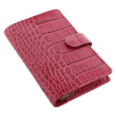 Filofax Personal Compact Classic Croc Organiser (Fuchsia)