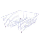 D.Line Plastic Wire Dish Drainer (White)