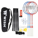 Wish 4-Player Badminton Set