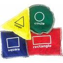Alliance Shapes Cotton Bean Bag Set (Set of 4)