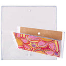 Clear Wallet with Press Stud 5pcs