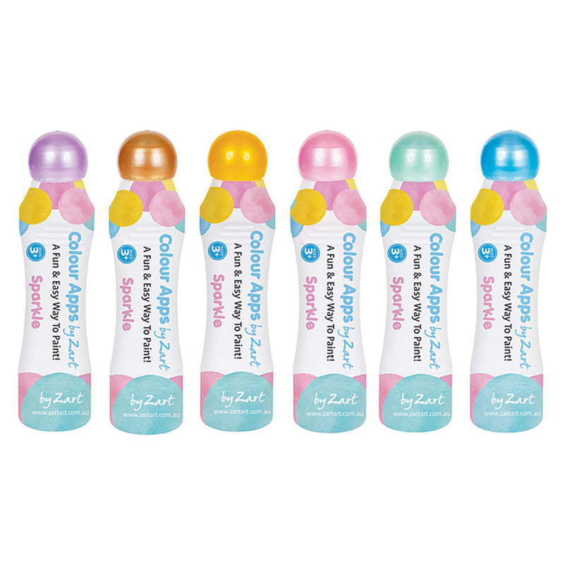 Zart Water Based Colour Apps Markers 6pcs