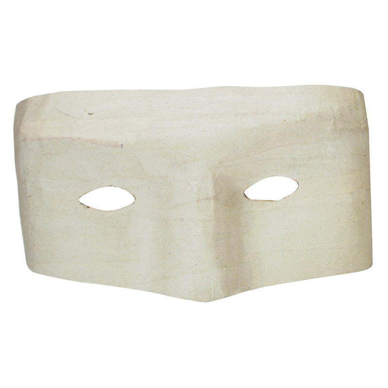 Papier Mache Half Face Mask