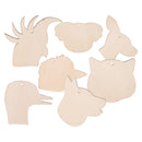 Wooden Australian Animal Hangers 21pk