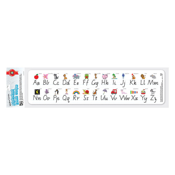 Alpha Desk Strips Modern Cursive Hangsell Pack