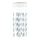 6 arm opvouwbare baggerbalk met visstrips 24 "