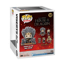 House of the Dragon Viserys on Throne Pop! Deluxe