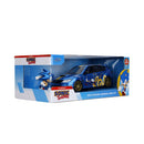 Sonic  Subaru STI with Sonic Figure 1:24 Scale Vehicle