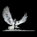 TLOR Gandalf on Gwaihir Metalbird Corten Steel Silhouette