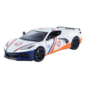Gulf Collection 2020 Corvette C8 w/ Gulf Livery 1:24 Diecast