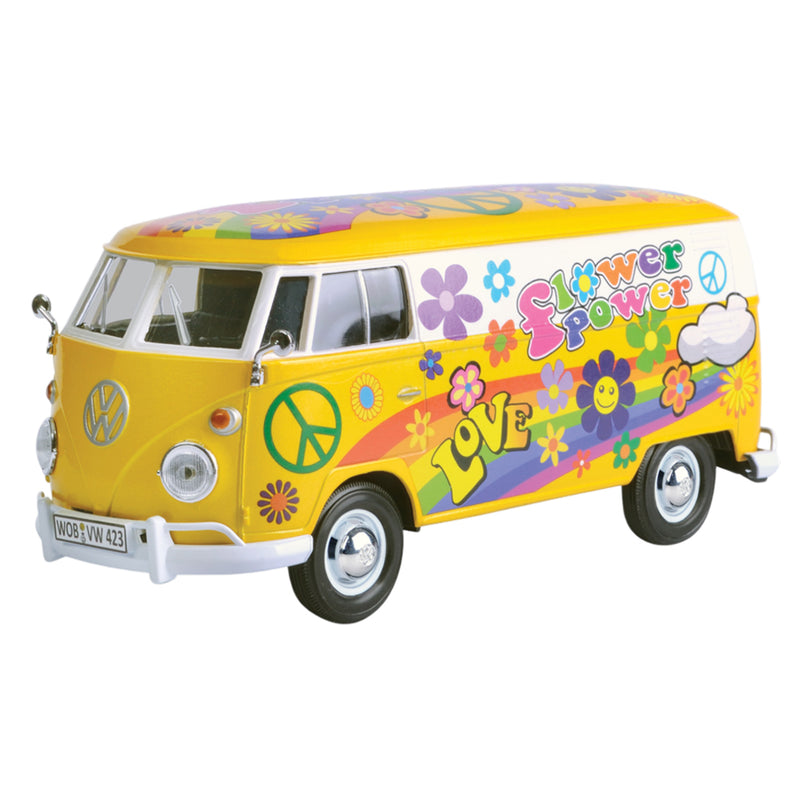 Volkswagen VW Type 2 T1 Delivery Van Flower Power 1:24