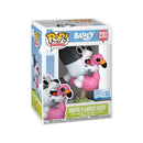 Bluey Muffin Flamingo Queen US Exclusive Pop! Vinyl