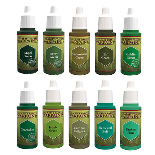 Army Painter Warpaints 18ml (groen)
