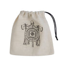 Q Workshop Orc Beige & Black Basic Dice Bag