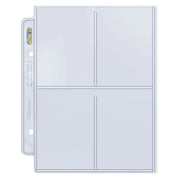 Ultra Pro 4-Pocket Page for Mini 2-Ring Albums