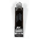 AK Interactive Hard Tip Silicone Brushes 5pcs (Small)