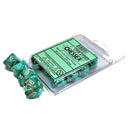 Chessex Marble D10 Dice Set 10pcs (Oxi-Copper/White)