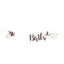 Roségouden brief bunting