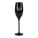 Black Luxe Birthday Champagne Flute