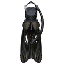Rayzor Gold Adult Mask, Snorkel & Fin Set (Black)