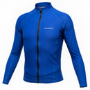 Mirage Junior Lycra Long Sleeve Front-Zip Rash Top (Blue)