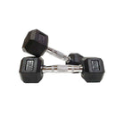 Morgan Rubber Hex Dumbbells (Pair)
