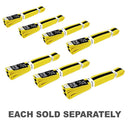 Yamasaki Coloured Martial Arts Belts w/ Black Stripe (Yellow)