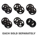 Morgan Tri-Grip Rubber Coated Olympic Weight Plates (Pair)