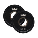 Morgan Tri-Grip Rubber Coated Olympic Weight Plates (Pair)