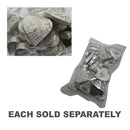 Chocolate Gems Romeo Hearts w/ Embossed Silver Foil