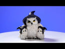  Schnee-Eulen-Familienfigur
