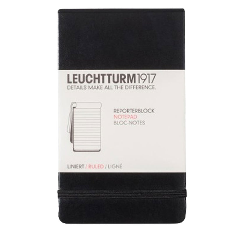Reporter A6 Pocket Notepad with Hardcover (Black)