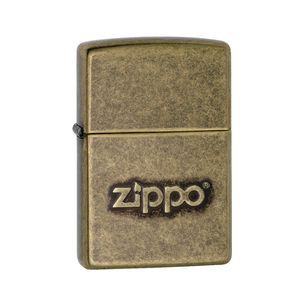Zippo Antique Brass Stamped Windproof Lighter