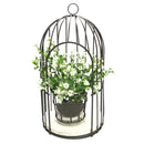 Birdcage met bloemendecor