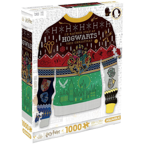 Aquarius Harry Potter Ugly Sweater Shaped Puzzle 1000pc