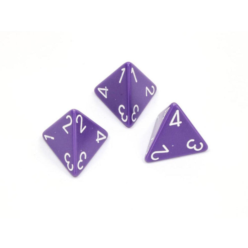 Chessex Opaque D4 Polyédrique Dice