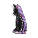 Sugarcorn Black Skeleton Unicorn 22cm