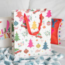 Nostalgic Christmas Print Gift Bag 23cm