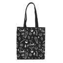 Crystal Witch Print Poly Cotton Tote Bag