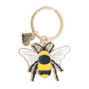 Queen Bee Enamel Keyring
