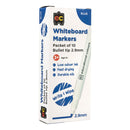 EC Thin Bullet Tip Whiteboard Marker 3mm 10pcs (Blue)