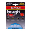 Sellotape Clear Double Sided Tough Tab 48pcs (12x12mm)