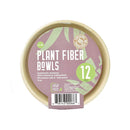 Greenlid Plant Fiber Compostable Bowl 355mL (Pack of 12)