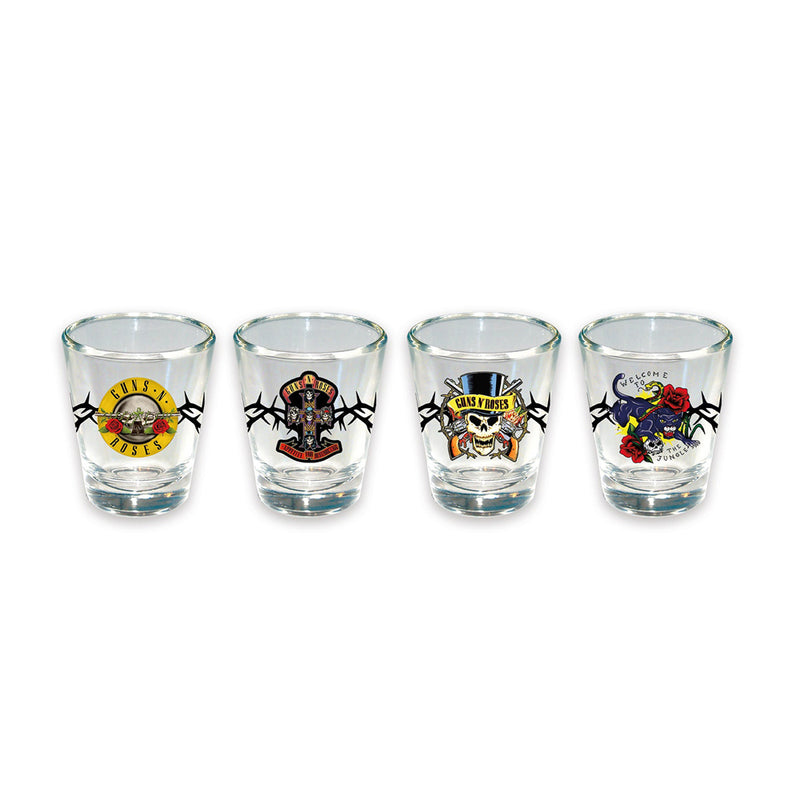 Guns N' Roses Shot Glass Set (4 Pack)