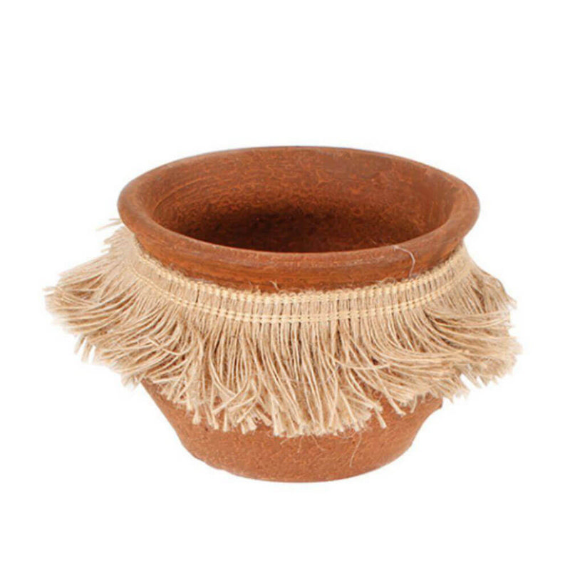 Pot décoratif en terre cuite Aleah